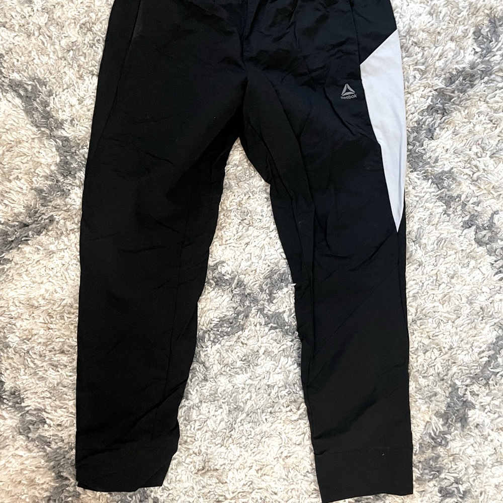 X-Large Reebok Vector Black and White Track Pant